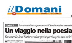 "Un viaggio nella poesia calabrese" - Il Domani - 27 marzo 2007