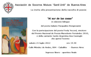 Pasqualino Bongiovanni - Associazione Sardi Uniti-ITA