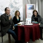 Presentazione di Al sur de las cosas - Junta de Estudios Historicos y Culturales di Villa Lugano e Villa Riachuelo – Buenos Aires – 2012 (da sx: Pasqualino Bongiovanni, Silvana Bonacci, Marta Stupia)