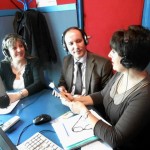 In diretta dagli studi di Radio Amplitud AM660 nella trasmissione Avanti Morocha condotta da Gabriela Calafati – Buenos Aires - 2012 (Cristina Borruto, Pasqualino Bongiovanni e Gabriela Calafati)