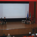 Intervento di Mariangela Costantino, Agriturismo Costantino (da sx: Doretta Grandinetti, Clelia Iemma, Stefano Diano, Beatrice Marzano, Pasqualino Bongiovanni, Marie Marazita, Aldina Mastroianni, Mariangela Costantino)