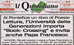 Al Pontefice un libro di Poesie - Il Quotidiano del Molise - 12 novembre 2014