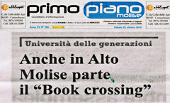 Università delle generazioni - Anche in Alto Molise parte il "Book crossing" - Primo Piano Molise - 25 ottobre 2014