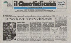 "Letti di notte" - Il Quotidiano - 26 giugno 2015